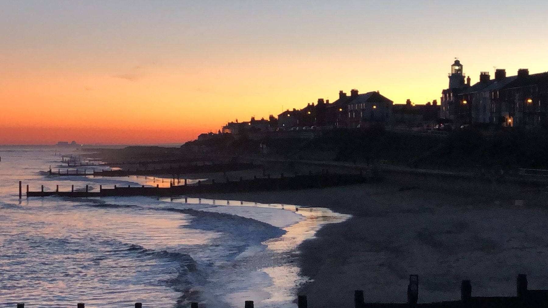 Sunset over Southwold